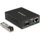 StarTech.com Conversor Compacto de Medios Ethernet Gigabit a Fibra Multimodo LC - 550m MCM1110MMLC